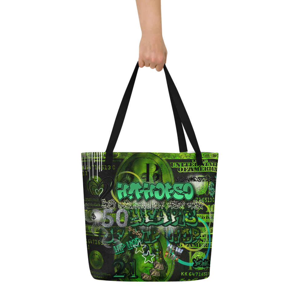 All-Over Print Large Tote Bag