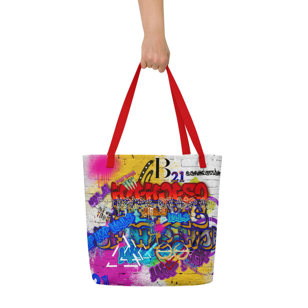 All-Over Print Large Tote Bag