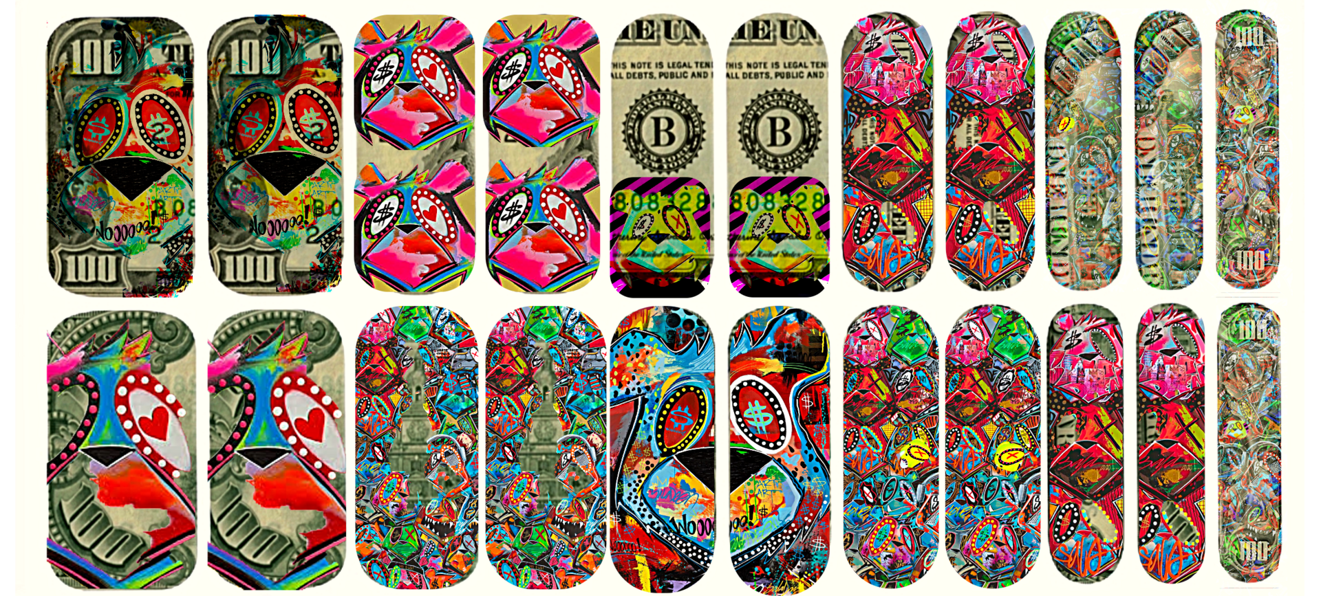 The JP Money Bear Nail Appliqué – King Saladeen x Bernadette Thompson Collaboration